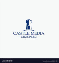 Castle media logo vector 26604436