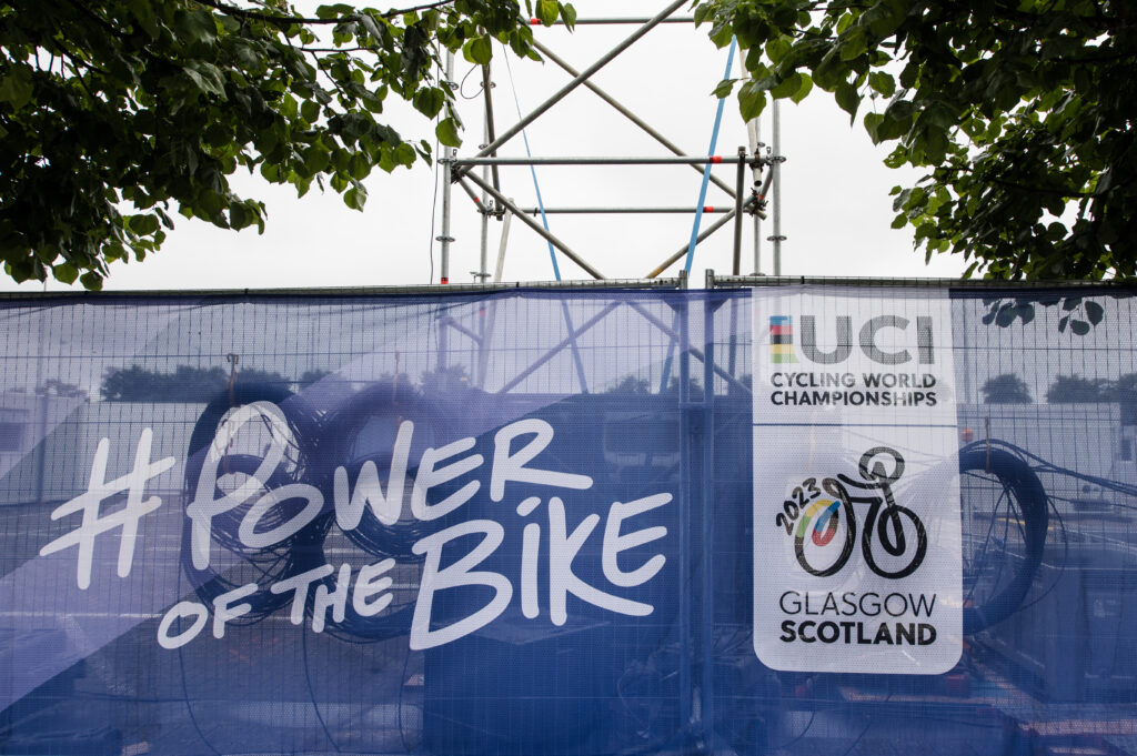 Overlay UCI Glasgow, provided by GL events UK