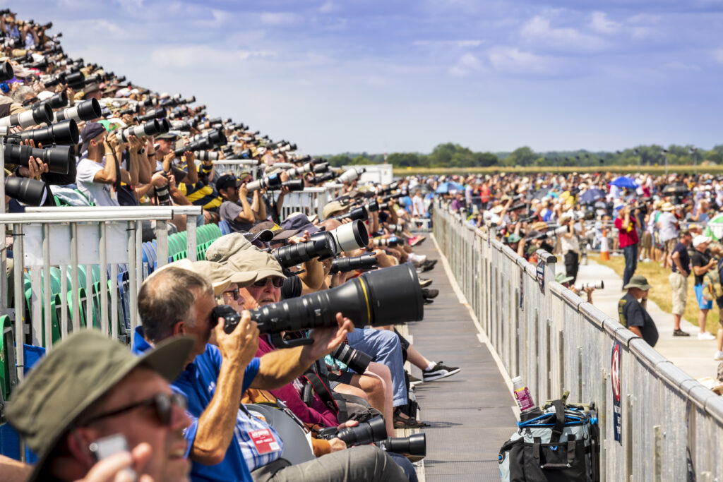 Event seating supplied by GL events UK - RIAT
