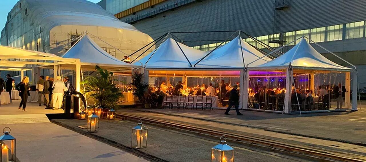 Outdoor hospitality structures by GL events UK