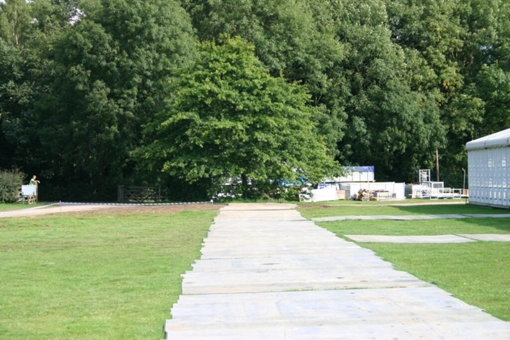 Event trackway provided by GL events UK