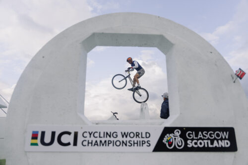 BMX overlay at UCI Glasgow supplied by G L events UK