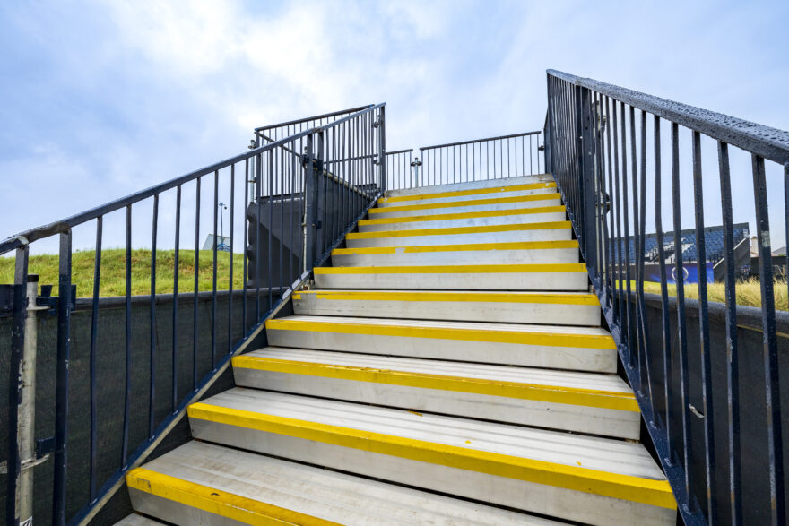 Stairs at The Open Golf, provided by GL events UK