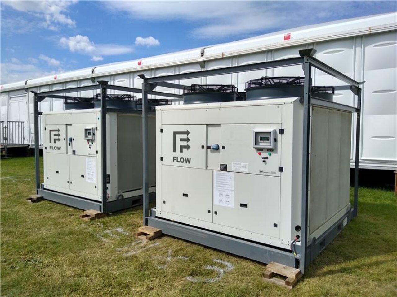 Temporary HVAC provided by Flow Power Solutions, part of GL events UK