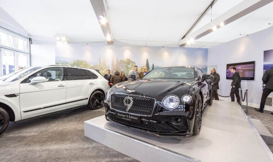 Bently product launch on display at Cheltenham festival