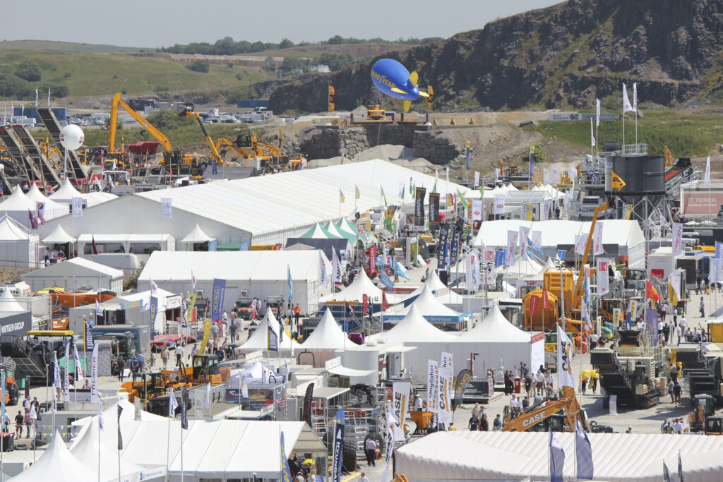 Hillhead exhibition. Temporary structures provided by GL events UK