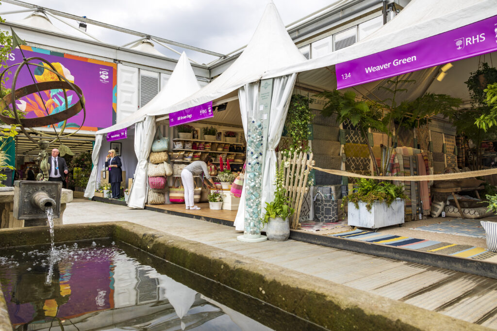 Pagoda marquees at RHS Chelsea flower show